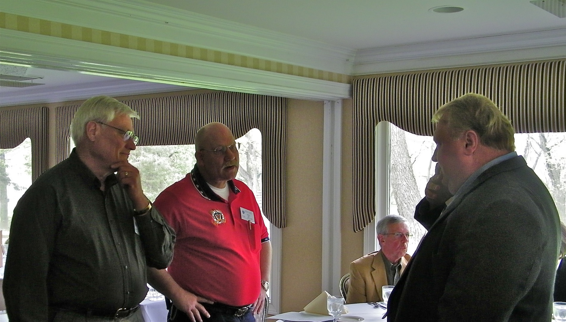 President Raleigh Plesko Meeting Jay Hantelman and David Kivi