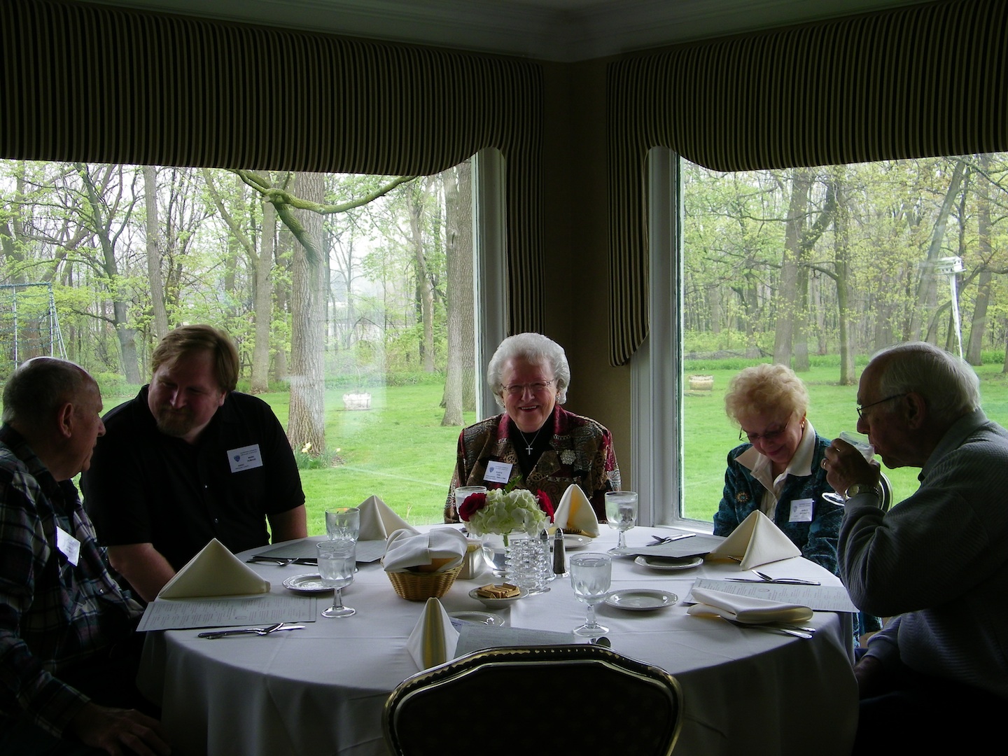 Gladys Thiel enjoying the day too