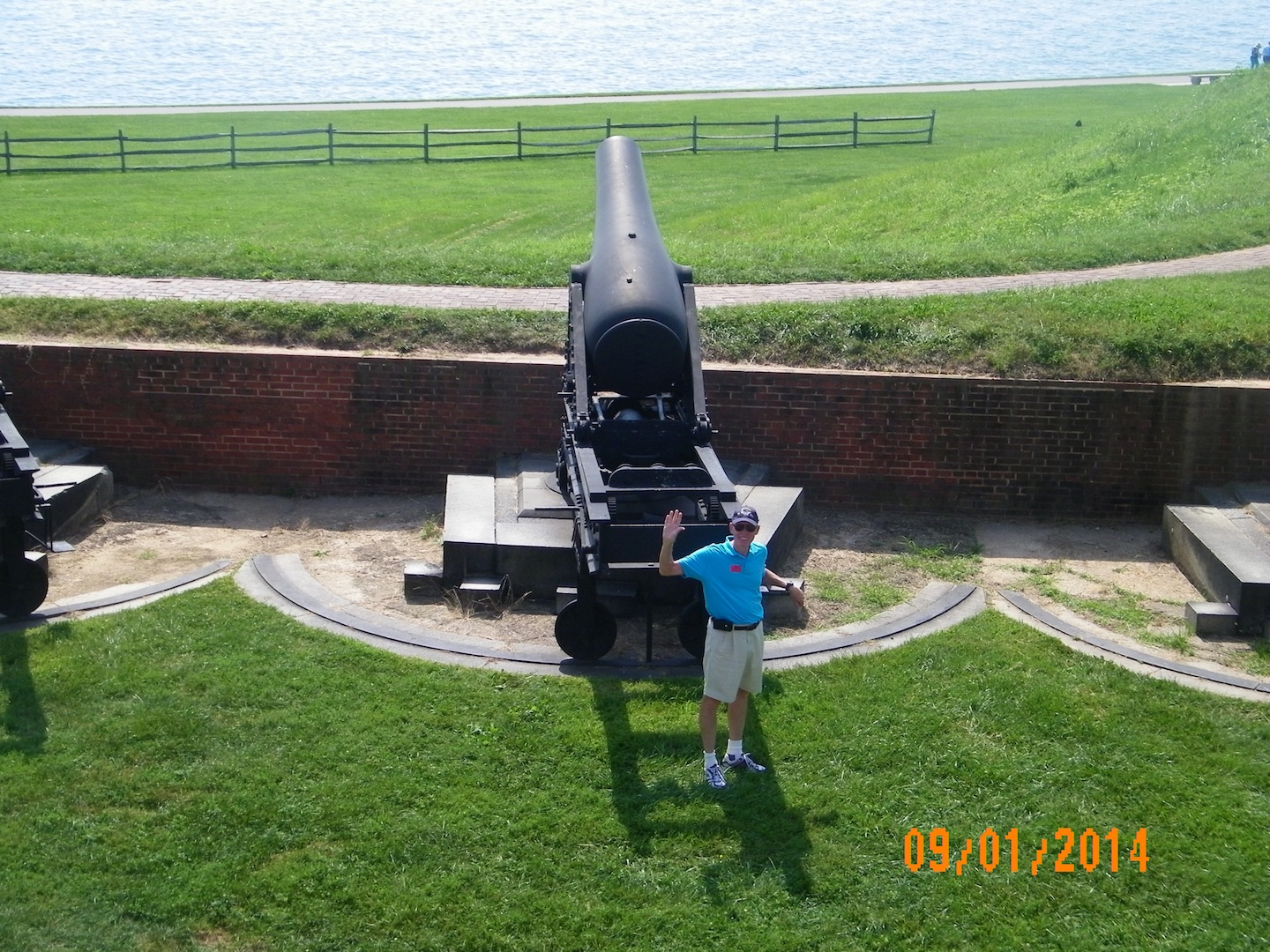 Ron Deering Manning a cannon