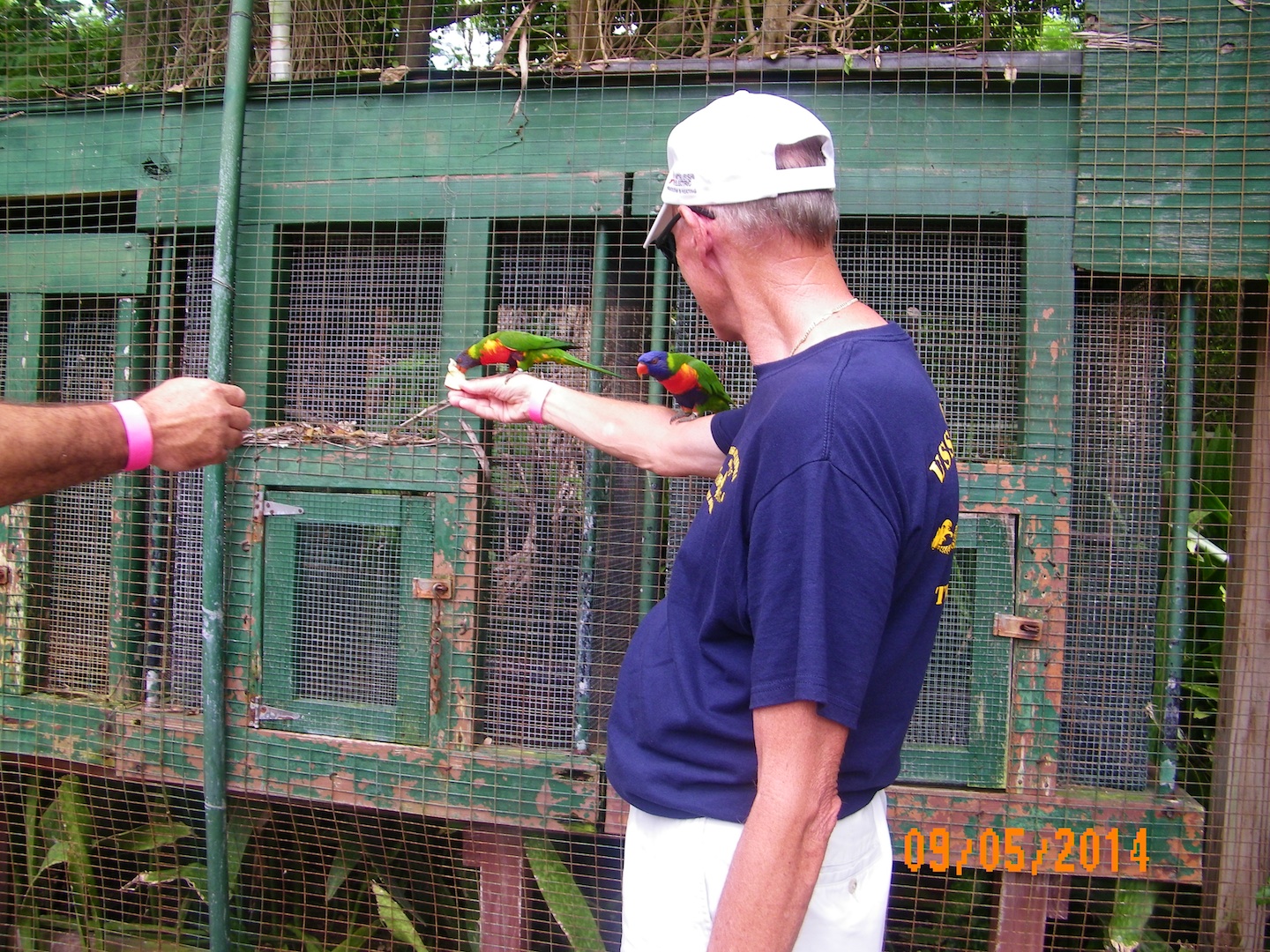 Ron Deering has his bird too