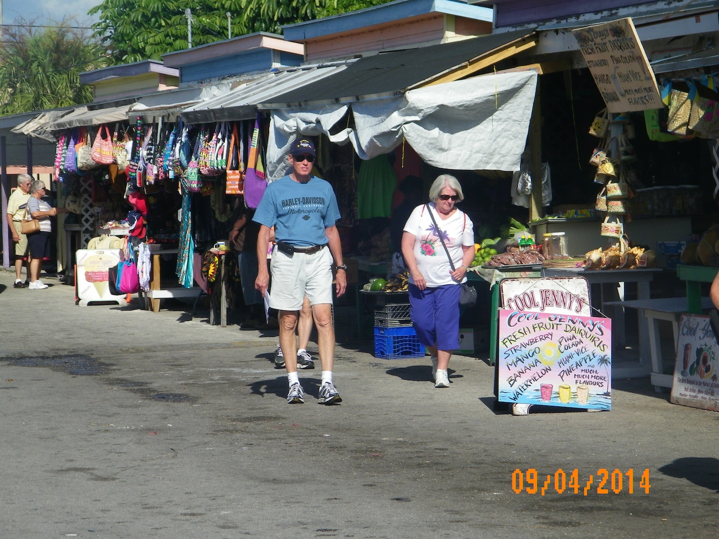 Carolyn and Ron Deering trying to find some bargins