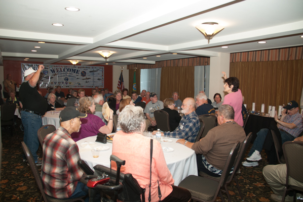 Sue Wedemeyer trying to make her point