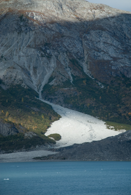 One of the smaller glaciers