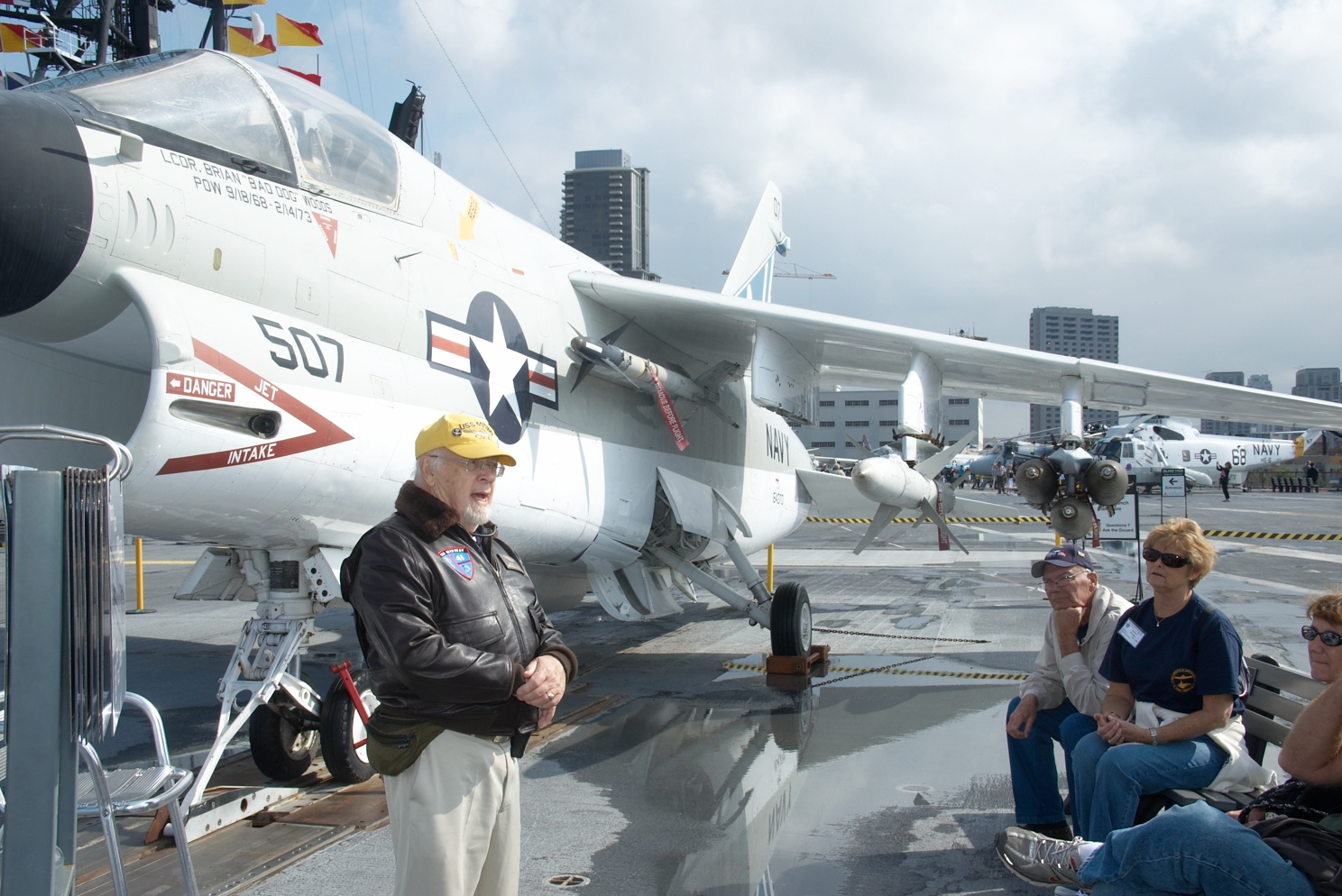 Midway Docent giving a lecture