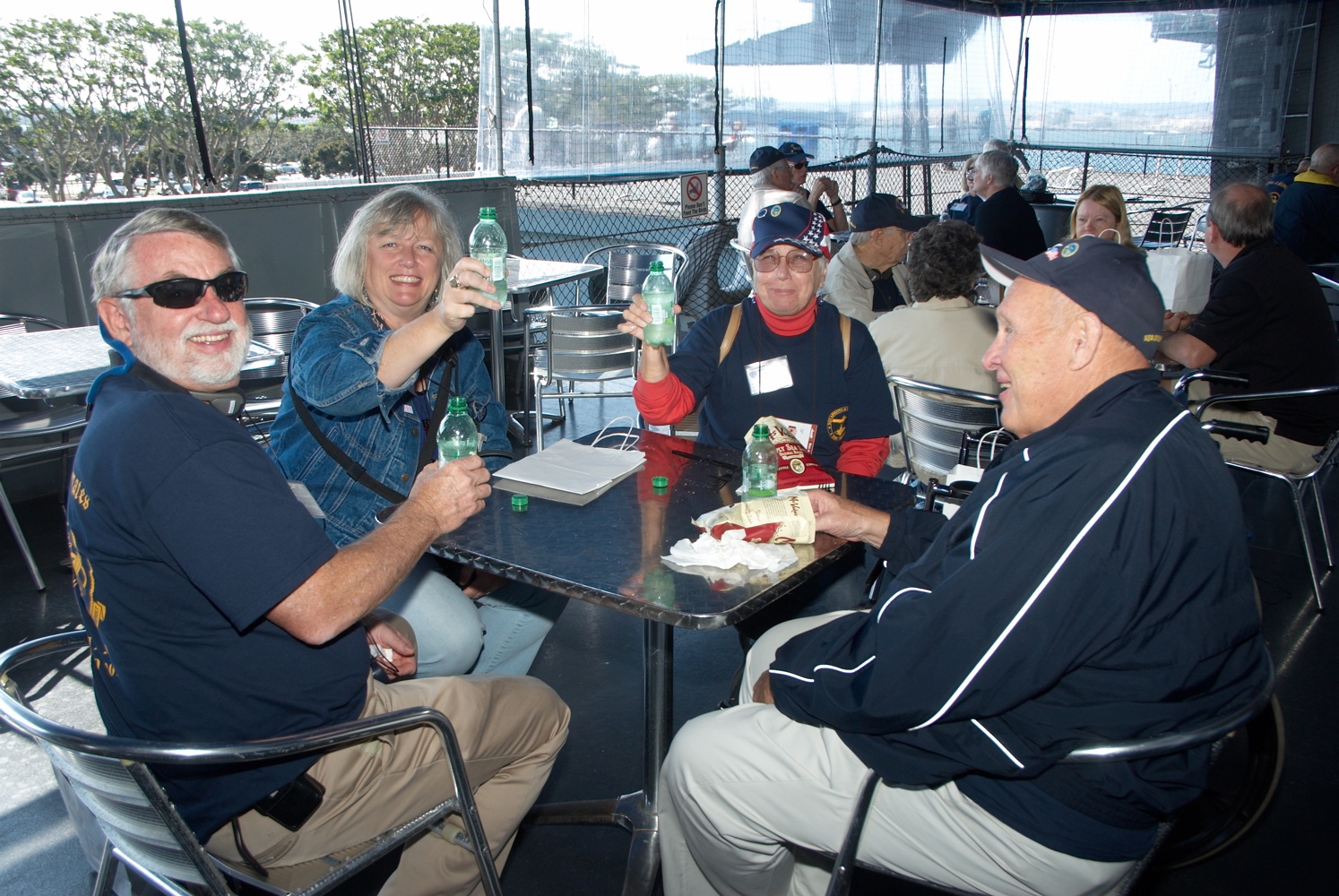 Roger & Carmen Beggs - FDR guests and Marion & Bob Bostley