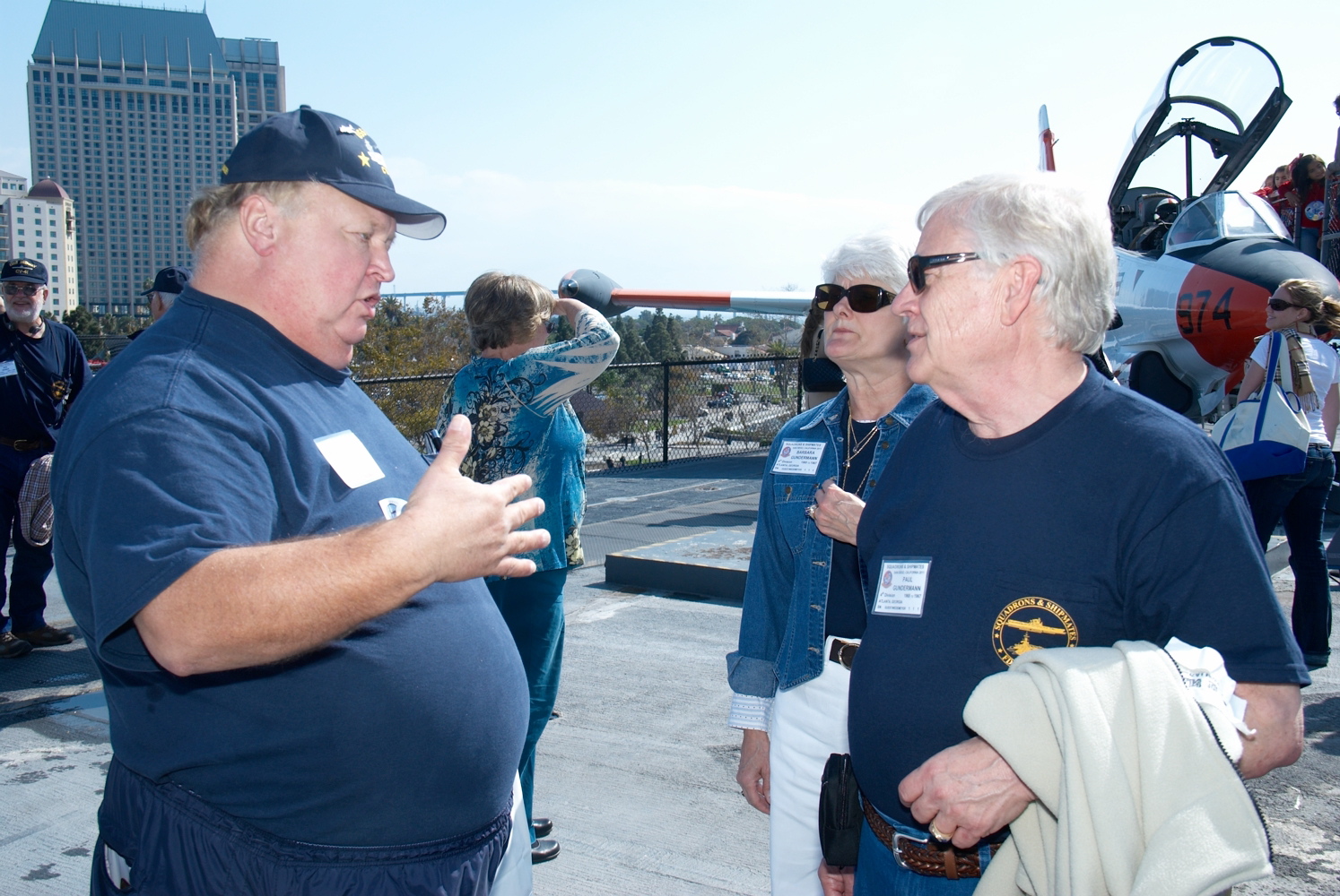 Raleigh Plesko - Midway and Barbara & Paul Gundermann - FDR Guests