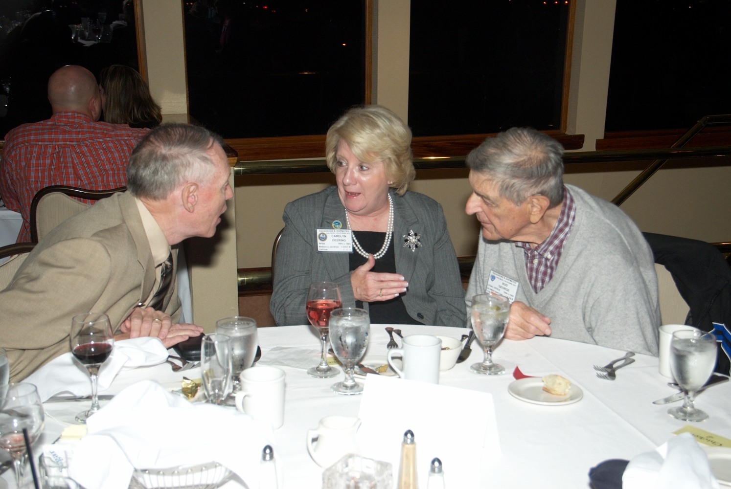 Ron & Carolyn Deering - USS Theodore Roosevelt and Bud George - Midway