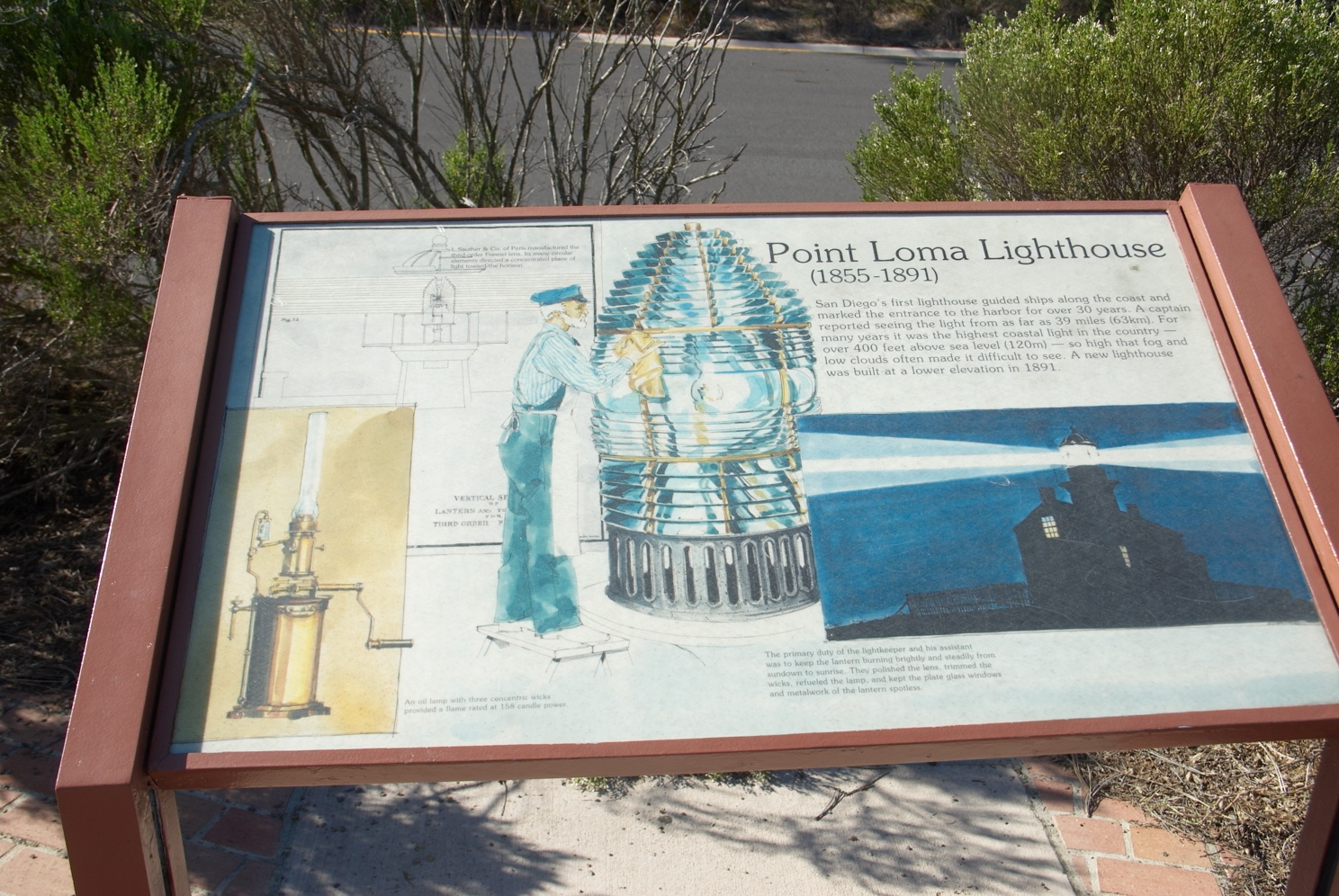 Point Loma Lighthouse Plaque