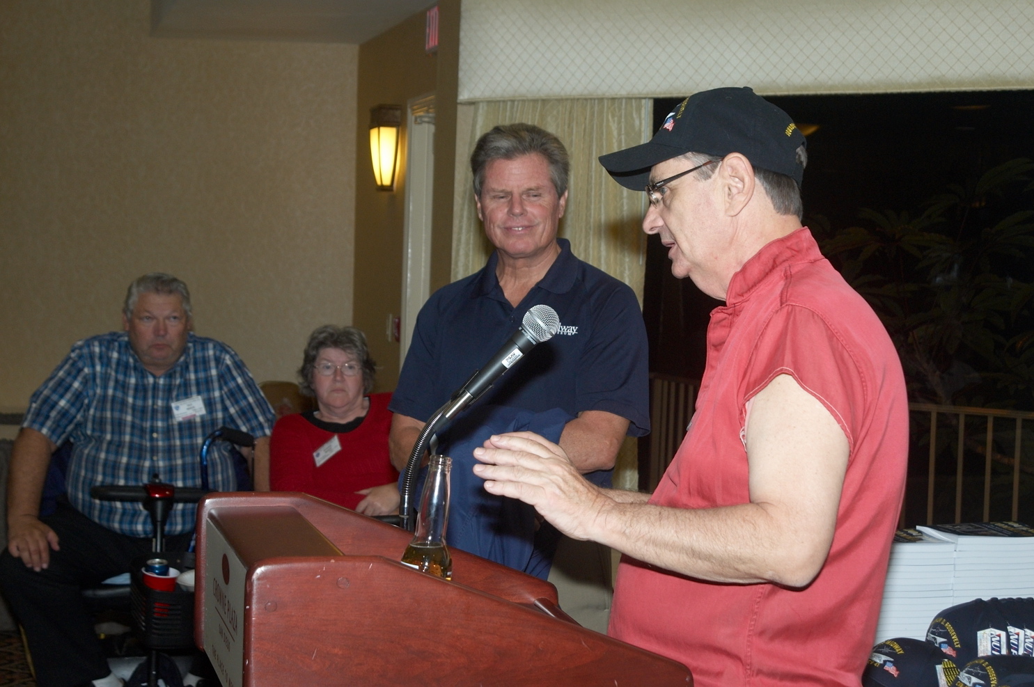 Al Wedemeyer emphasized that the Midway Museum represents all 3 Midway Class Carriers