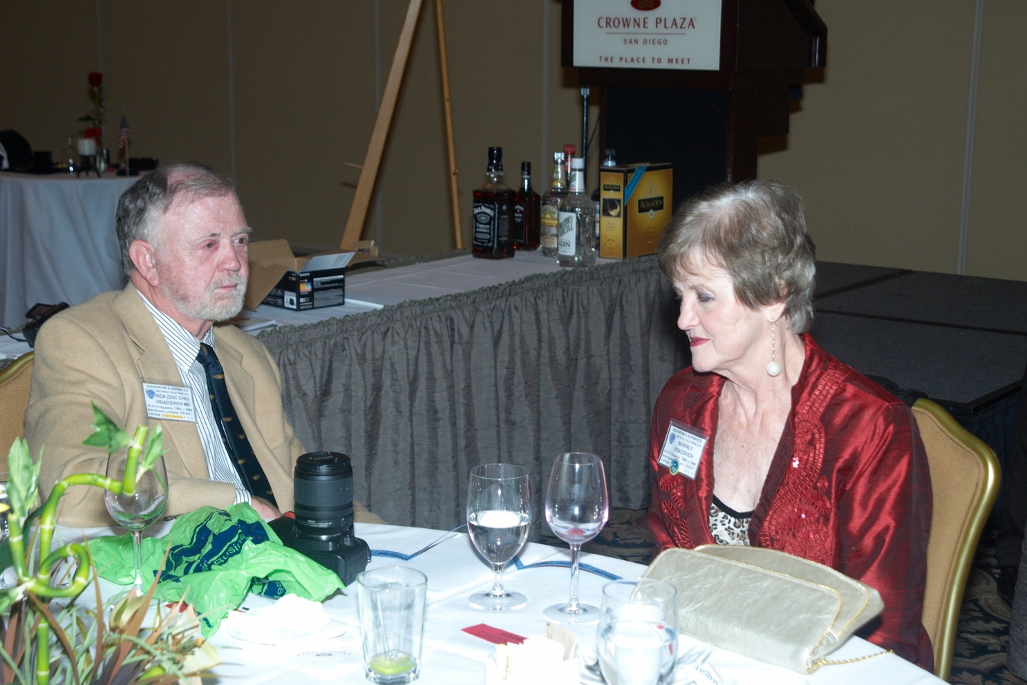 Captain Dr Richard Vidacovich, Flight Surgeon VF-21  & Beverly Vidacovich