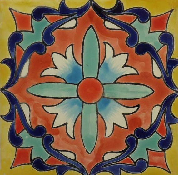 Hand Painted Tile only available at our Pasadena Showroom