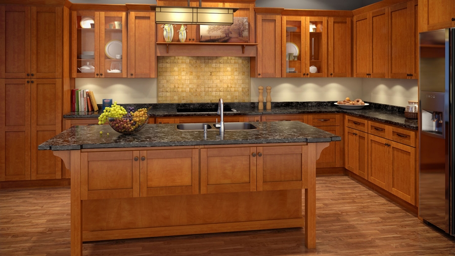 Honey Shaker Kitchen Cabinets Los Angeles Sale Remodeling 