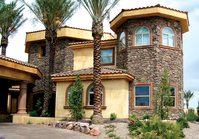 Stone Veneer Exterior House