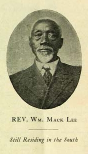 Picture of William Mack Lee, known as a cook with General Robert E. Lee